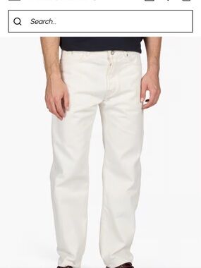 Men's White CP company Jeans - regular fit